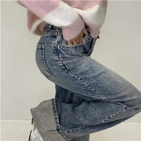 Jeans STRASS BAGGY